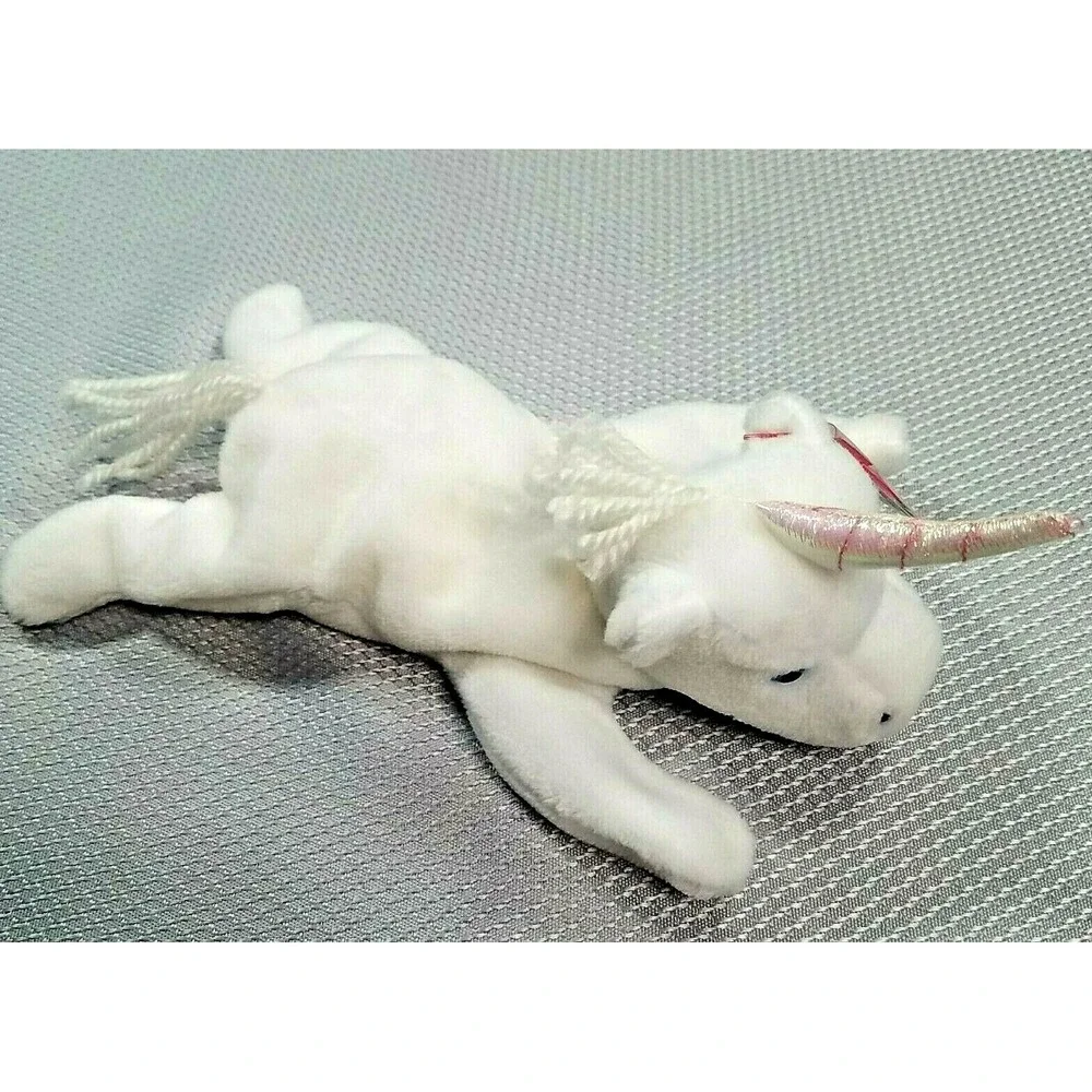Ty Beanie Baby Mystic Iridescent‎ Unicorn Errors, Tush Tag 1993, B-day 1994